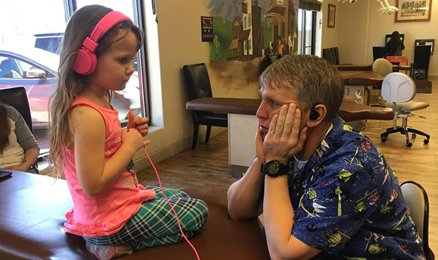 Child receiving gentle dental care at Children's Dental