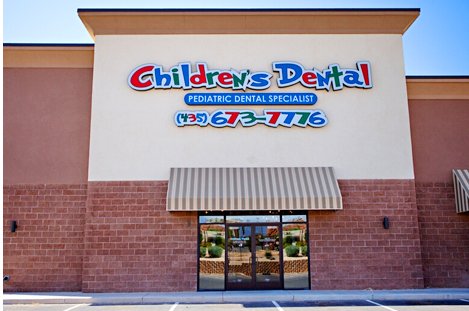 Inside the Children's Dental office with colorful kid-friendly decor