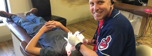 Dental service being performed at Children's Dental